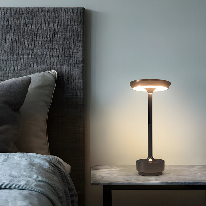 Wireless LED Desk Lamp | Dimmable 3 Levels | Modern | USB