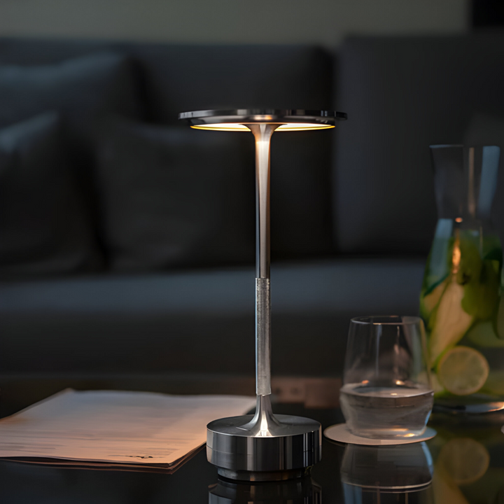 Wireless LED Desk Lamp | Dimmable 3 Levels | Modern | USB