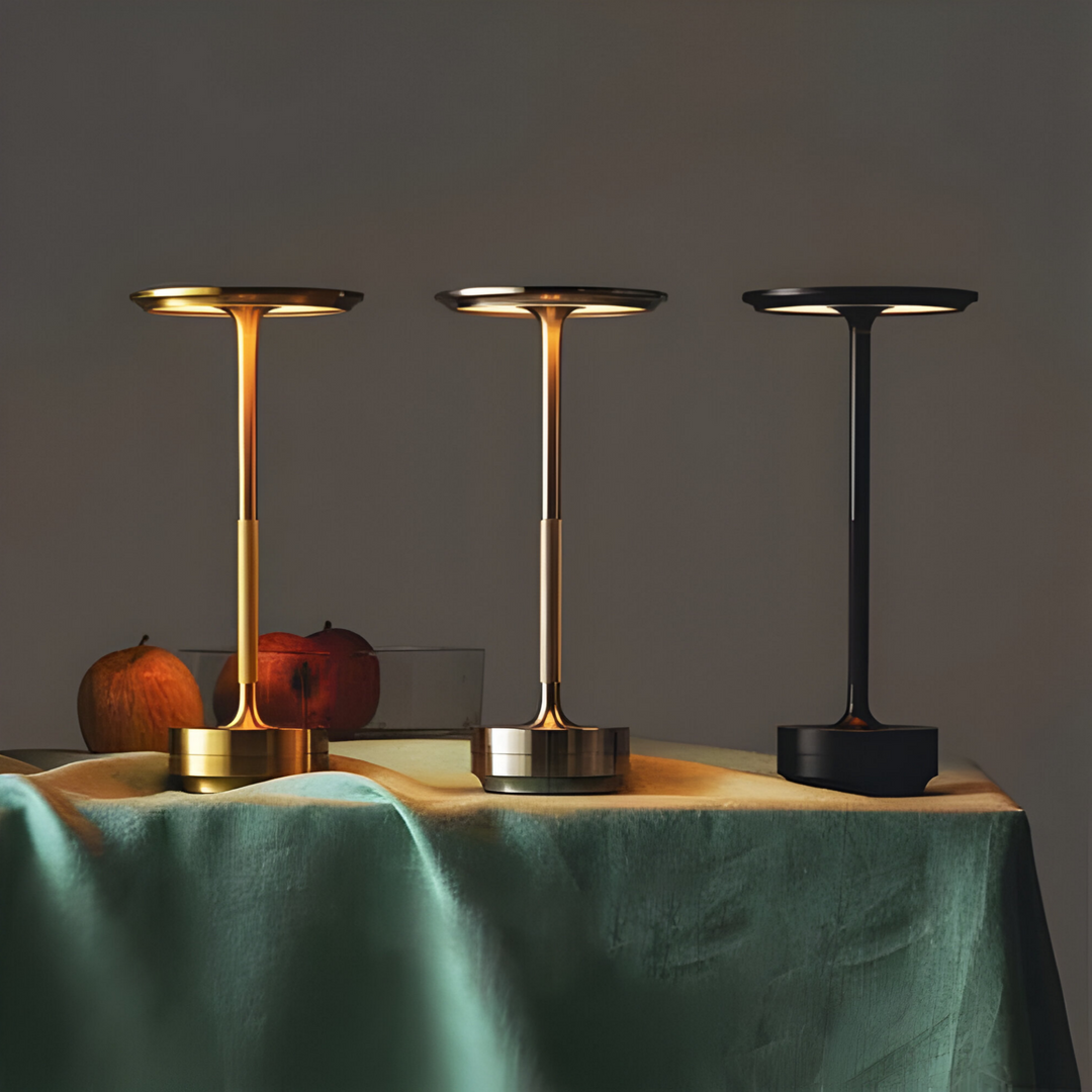 Wireless LED Desk Lamp | Dimmable 3 Levels | Modern | USB