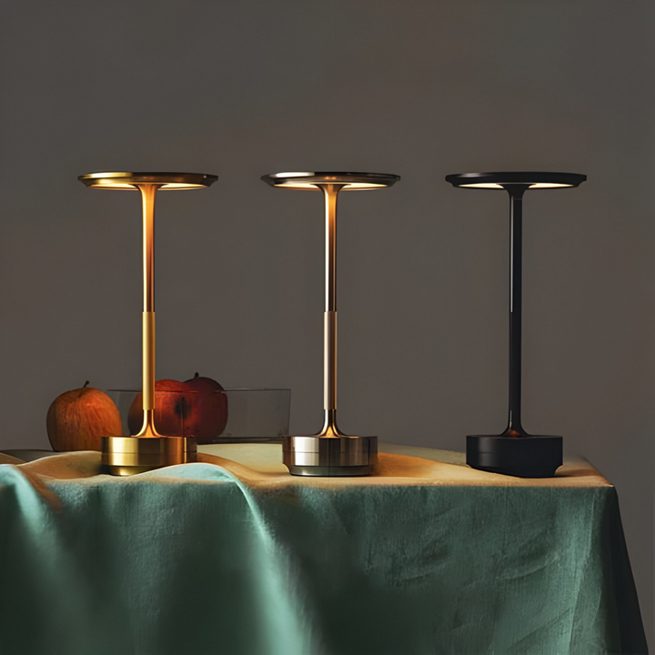 Wireless LED Desk Lamp | Dimmable 3 Levels | Modern | USB