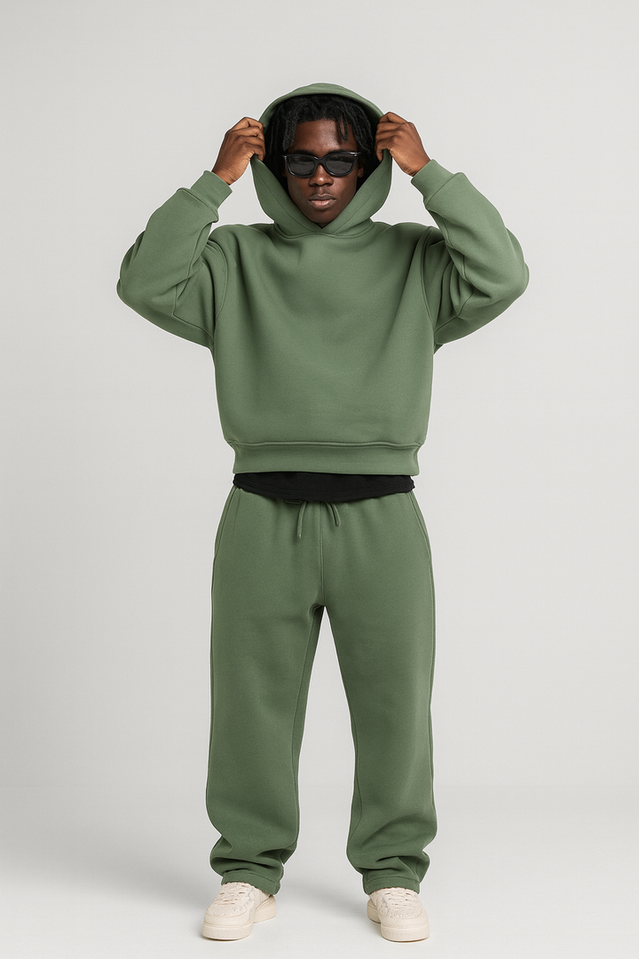 Set Männer - Baumwoll Hoodie Jogger Outfit
