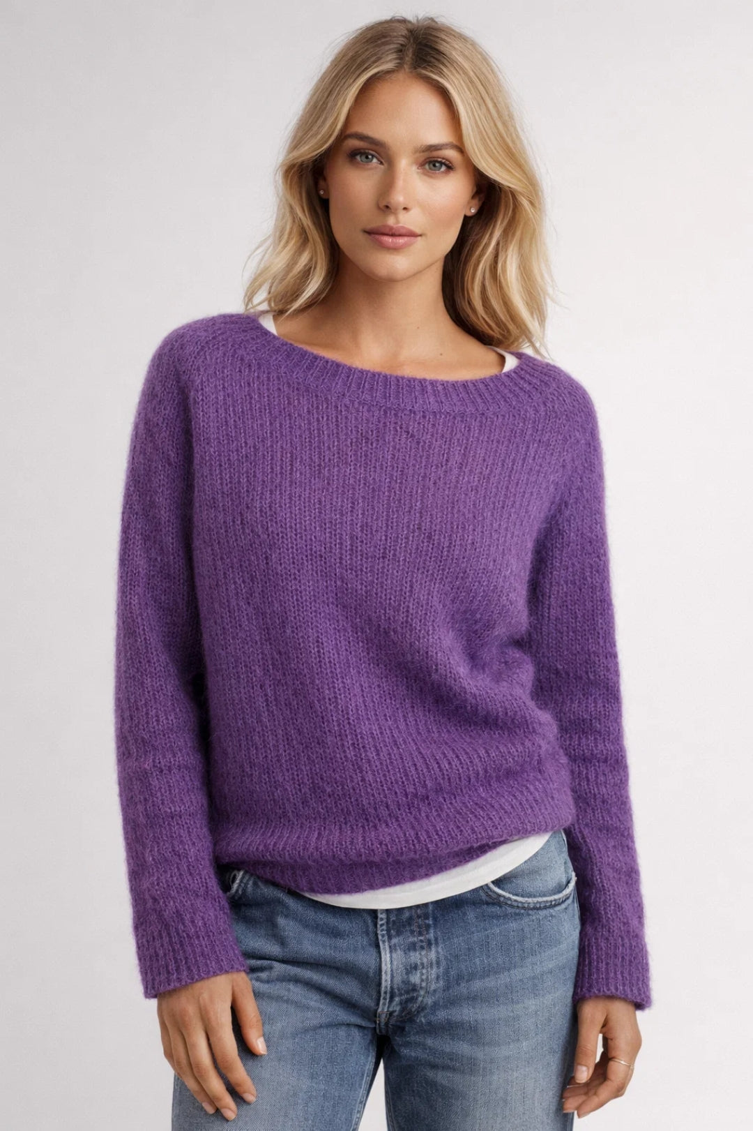 Pullover Damen - Weicher Strick Alltags-Pullover