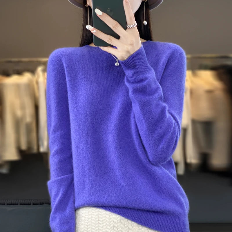 Pullover Damen - Kaschmir Strick Warmer Pullover