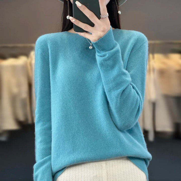 Pullover Damen - Kaschmir Strick Warmer Pullover