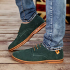 Chaussures derby en daim pour homme, à lacets et texture travaillée
