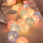 Cotton Light Balls String – Create Atmosphere and Warmth in Any Space