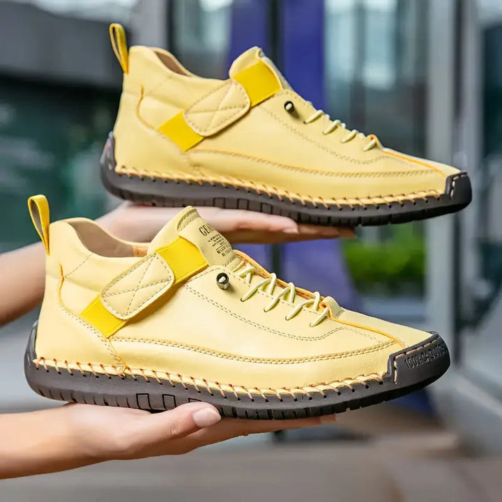 Marley Sneakers | Damen Bequeme Sneakers Leicht und Atmungsaktiv Leder