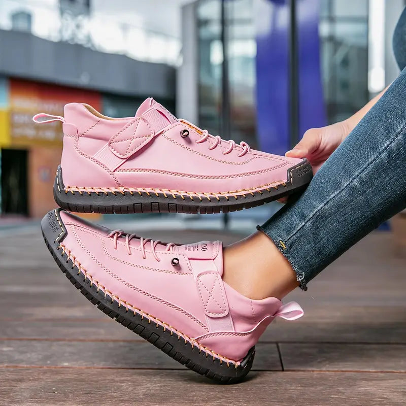 Marley Sneakers | Damen Bequeme Sneakers Leicht und Atmungsaktiv Leder
