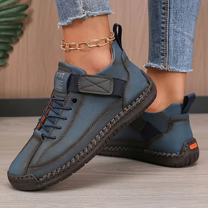Marley Sneakers | Damen Bequeme Sneakers Leicht und Atmungsaktiv Leder
