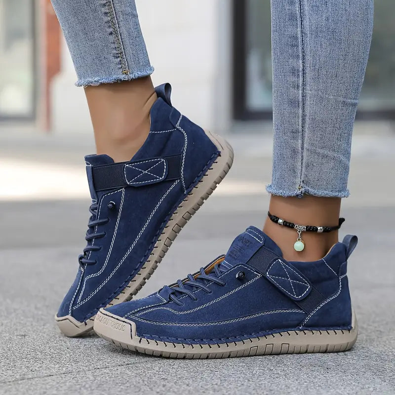 Marley Sneakers | Damen Bequeme Sneakers Leicht und Atmungsaktiv Leder
