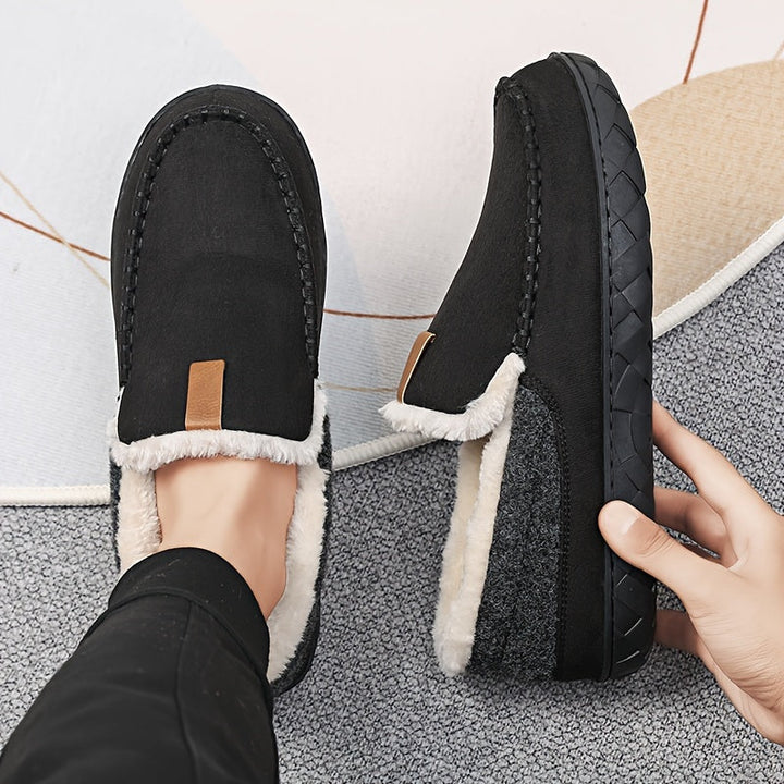 Milo Herren Pantoffeln | 100% Schafwolle, Komfortabel und Warm