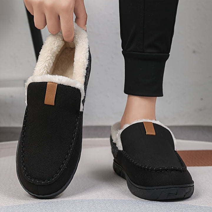 Milo Herren Pantoffeln | 100% Schafwolle, Komfortabel und Warm