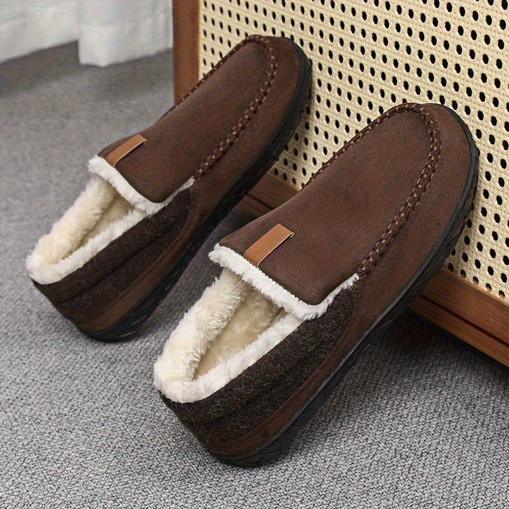 Milo Herren Pantoffeln | 100% Schafwolle, Komfortabel und Warm