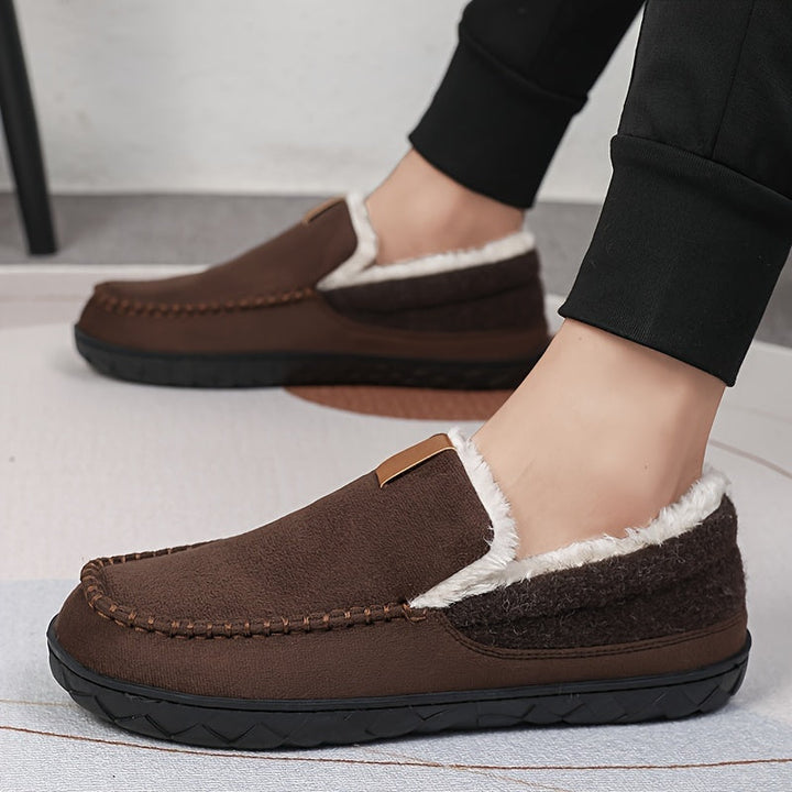 Milo Herren Pantoffeln | 100% Schafwolle, Komfortabel und Warm