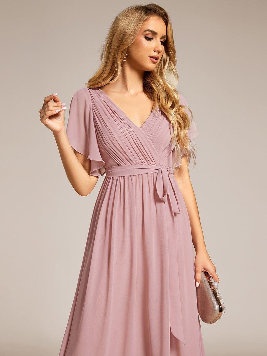 Dame | Abendkleid Damen Maxi A-Linie Elegant - Chiffon