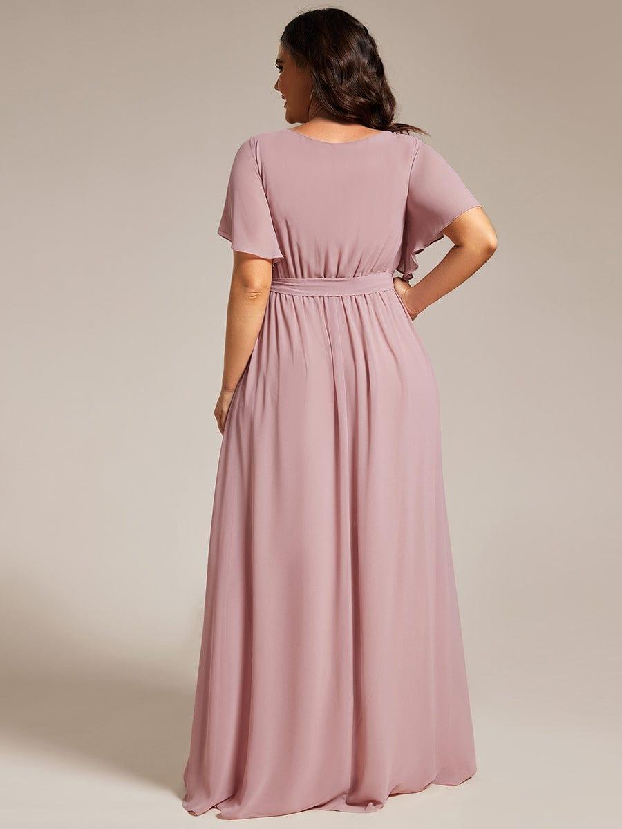 Dame | Abendkleid Damen Maxi A-Linie Elegant - Chiffon