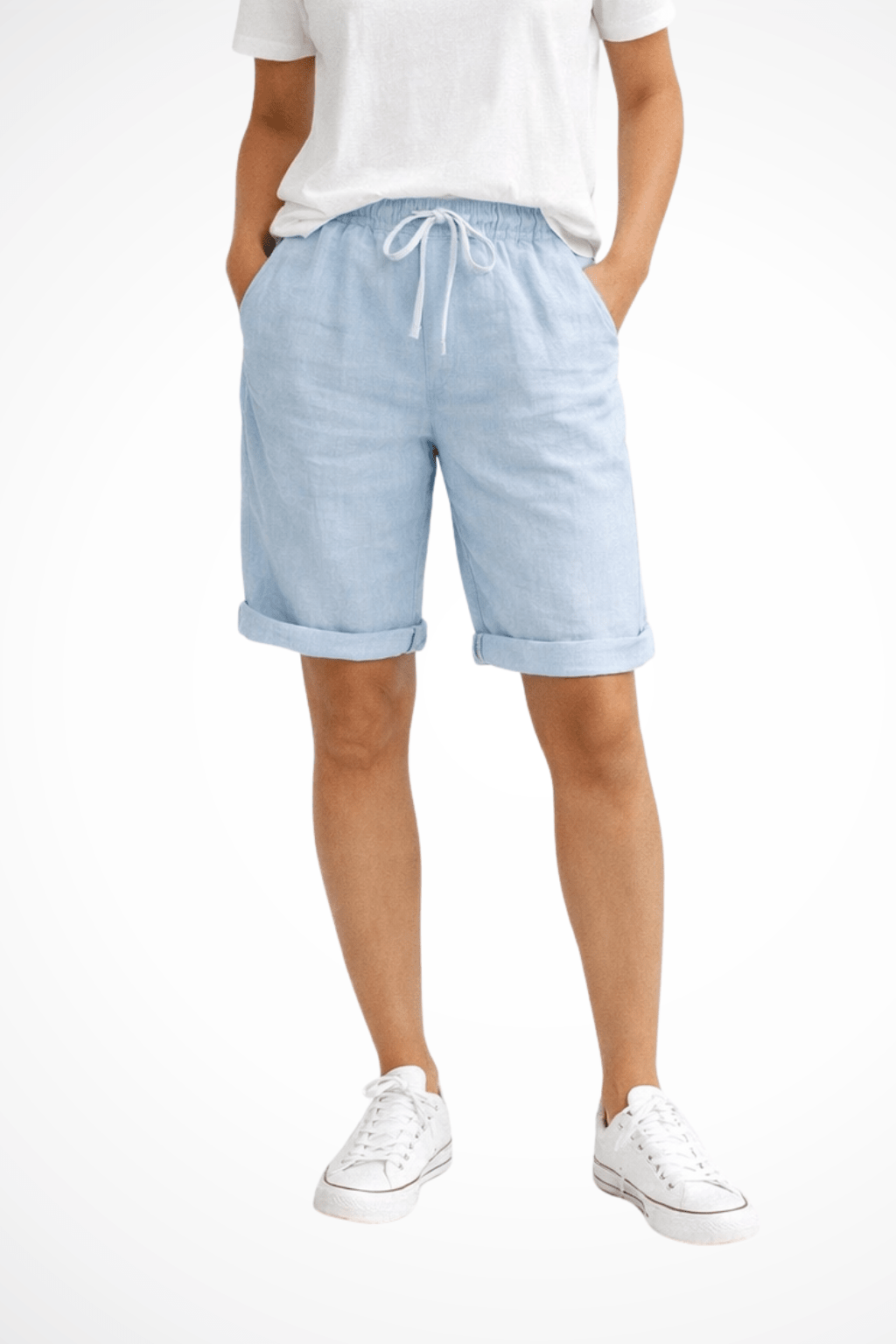 Miss | Damen Caprihose Relaxed - Leinen