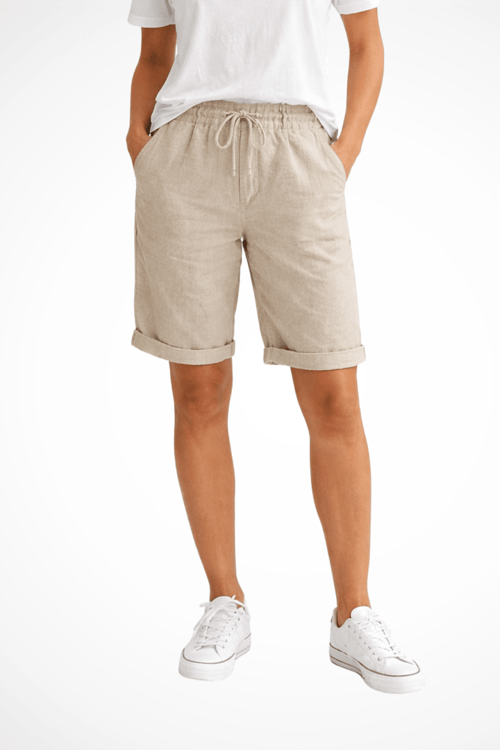 Miss | Damen Caprihose Relaxed - Leinen