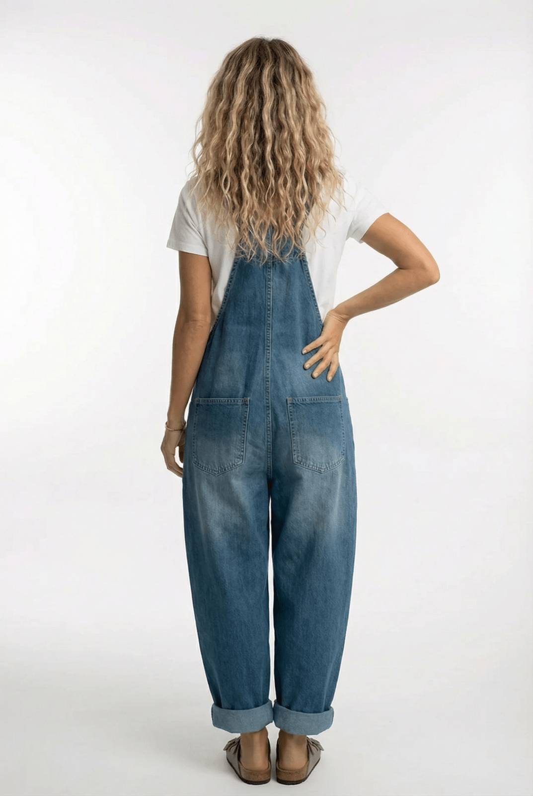 Miss | Damen Relaxed Overall - Denim