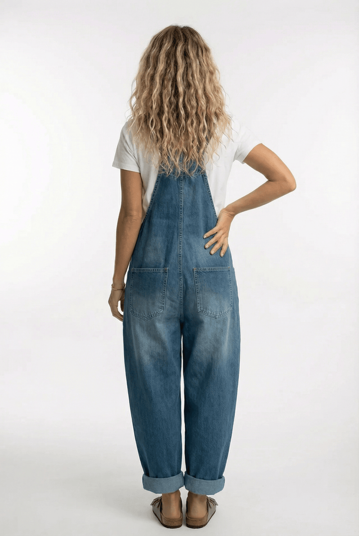 Miss | Damen Relaxed Overall - Denim