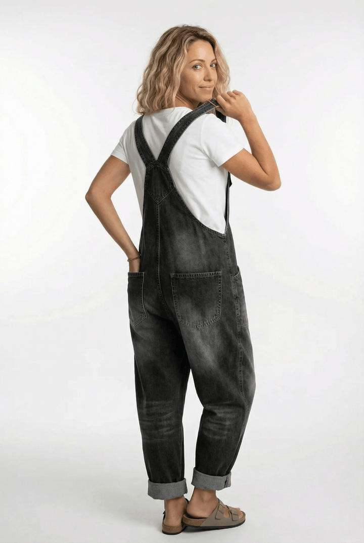 Miss | Damen Relaxed Overall - Denim