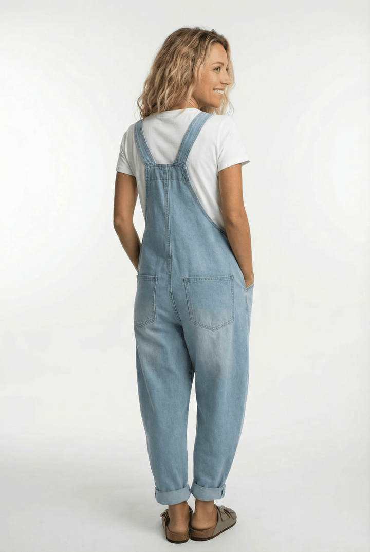 Miss | Damen Relaxed Overall - Denim