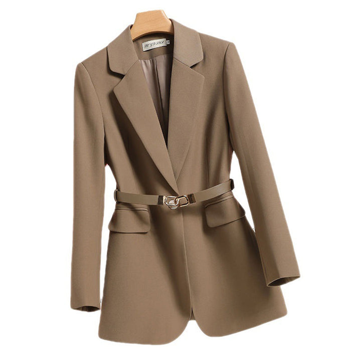 Adeline | Damenblazer mit Gürtel und taillierter Passform