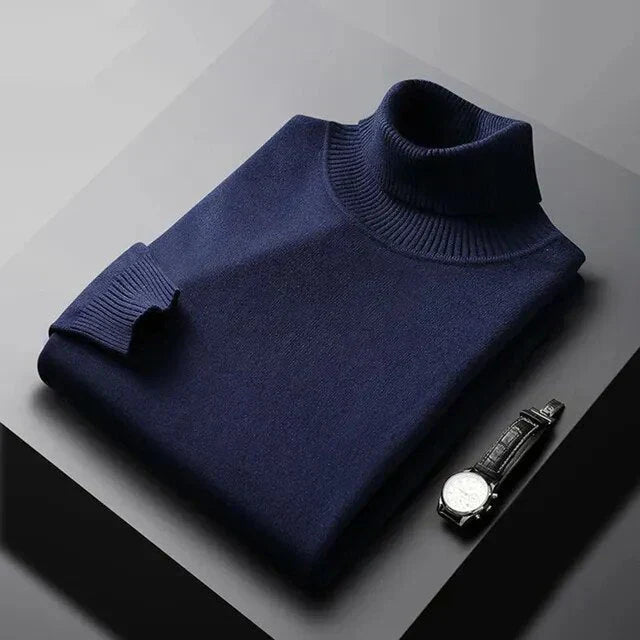 Harrison | Élégant pull à col roulé premium