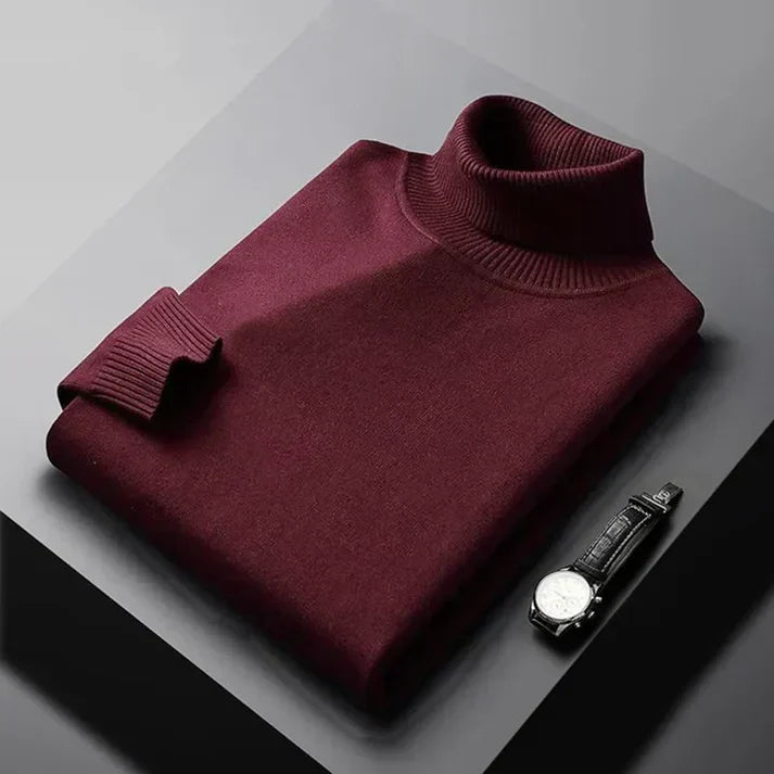 Harrison | Élégant pull à col roulé premium