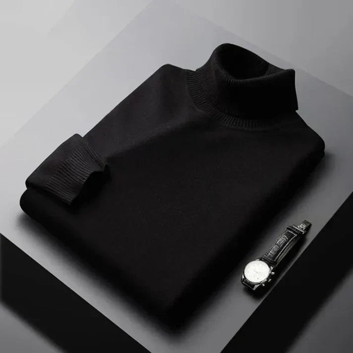 Harrison | Élégant pull à col roulé premium