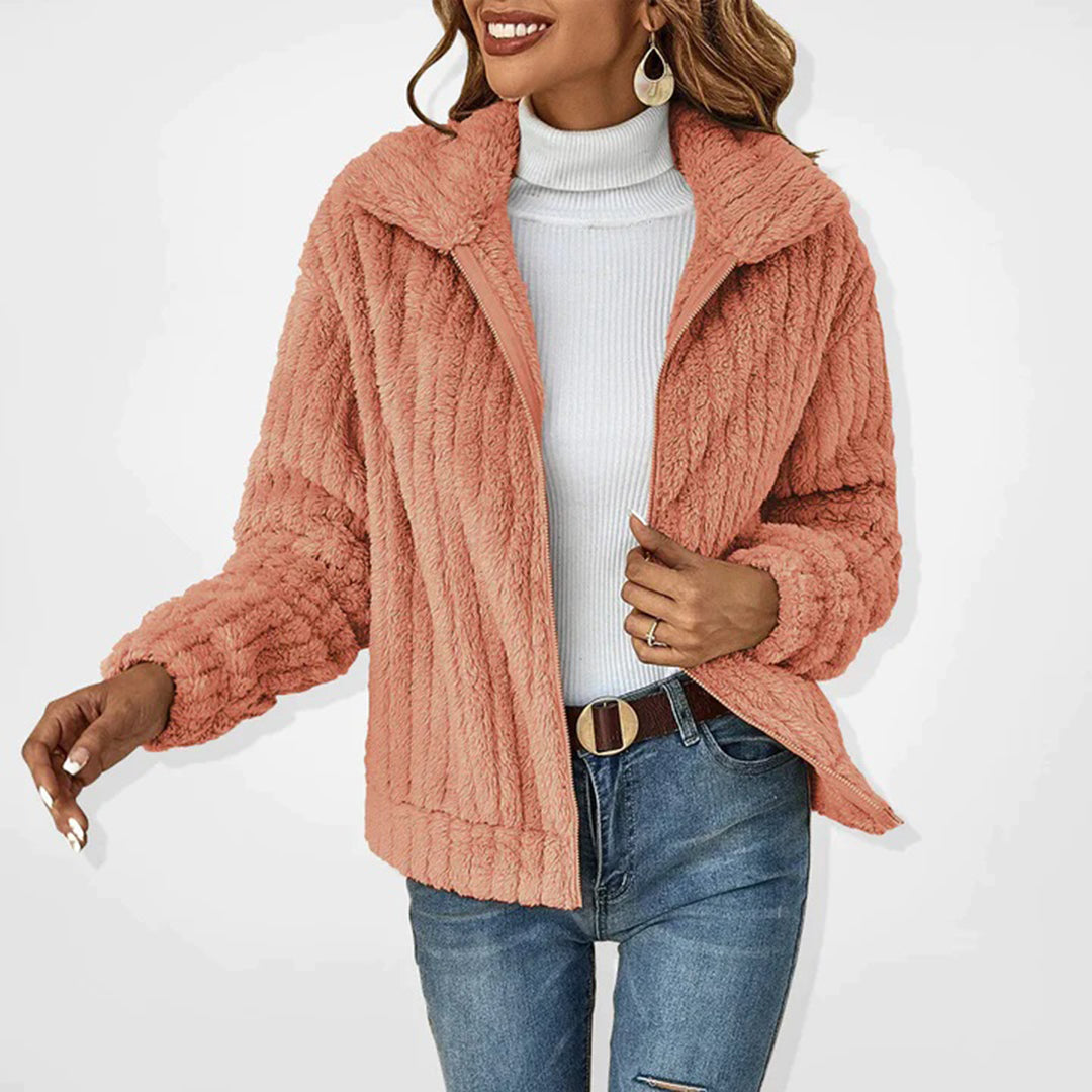 Noa - Elegante Lange Fleece-Weste für Damen | Warm &amp; Stilvoll