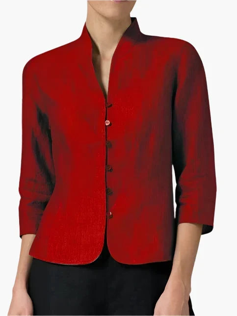Damenblazer mit Stehkragen – Eleganter Business-Look für Büro und besondere Anlässe