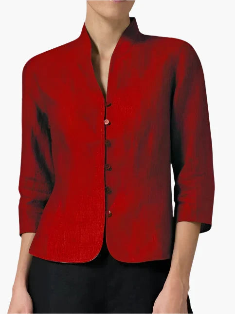 Damenblazer mit Stehkragen – Eleganter Business-Look für Büro und besondere Anlässe