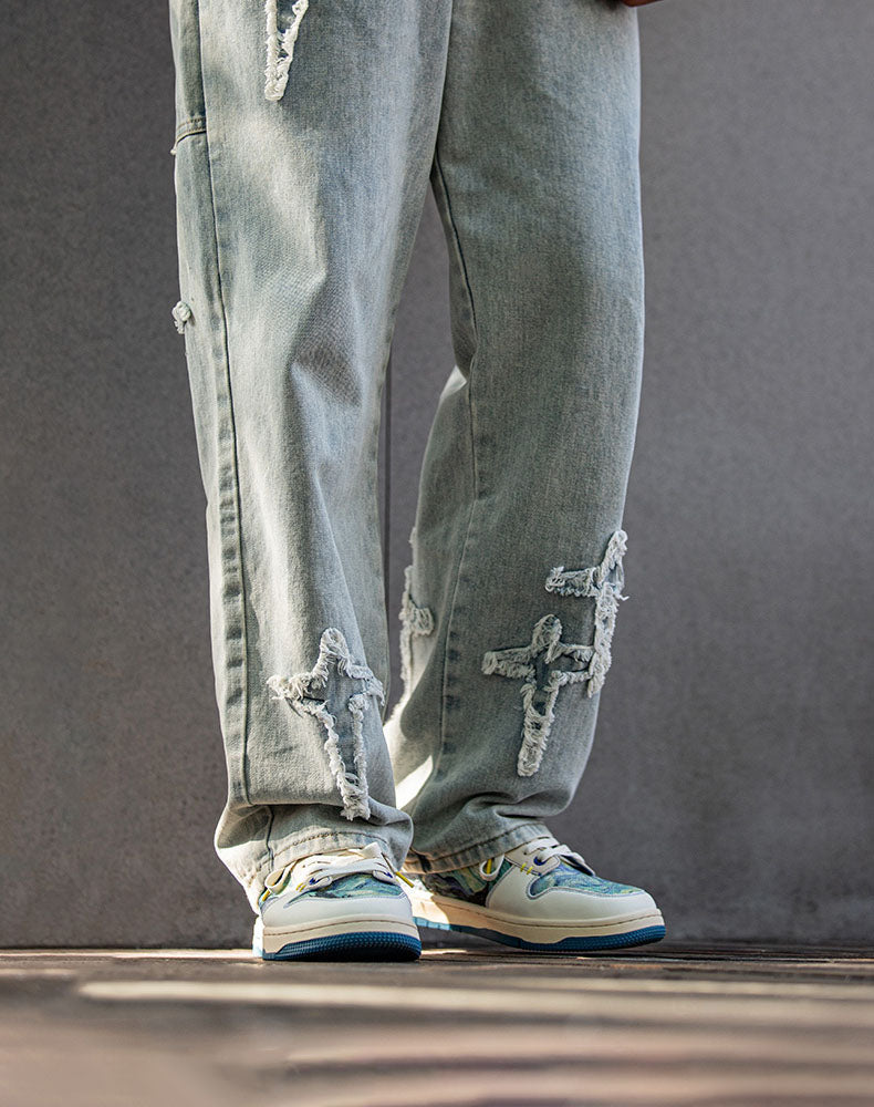 Künstlerische Unisex-Sneaker mit Sternennacht-Design und bequemer Sohle - Lior