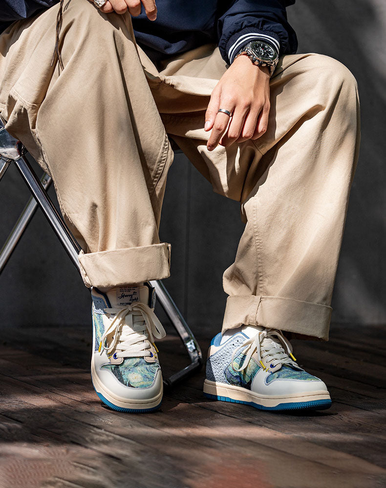 Künstlerische Unisex-Sneaker mit Sternennacht-Design und bequemer Sohle - Lior