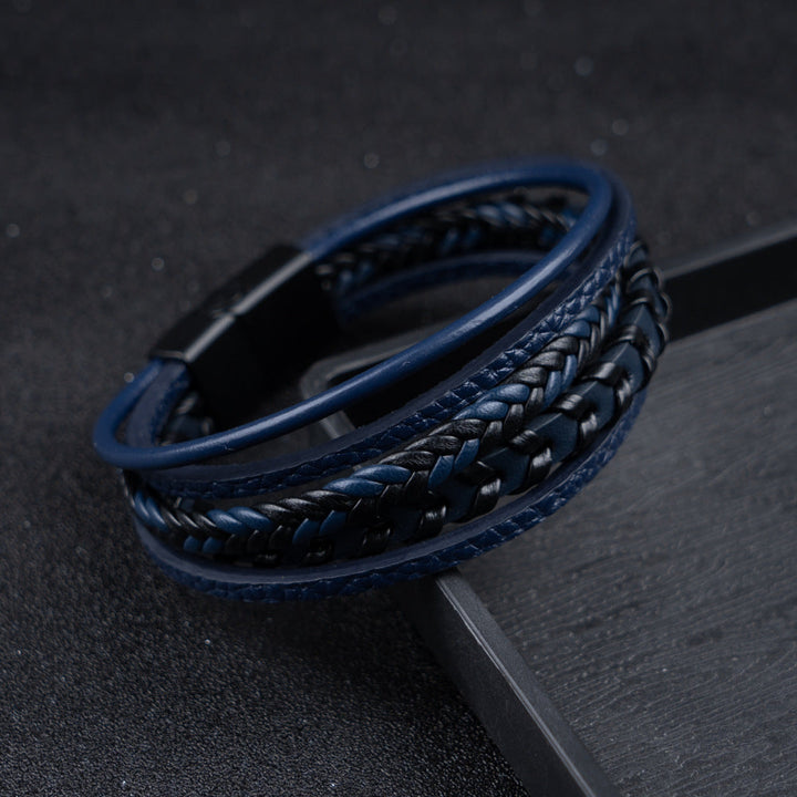 Felix | Geflochtenes Leder-Viking-Armband
