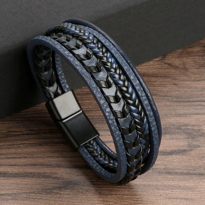 Felix | Geflochtenes Leder-Viking-Armband