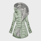 Lyla | Damen-Pufferjacke mit Kapuze und Reißverschlüssen