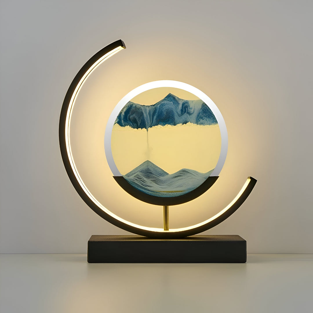 Table Lamp | Sand Picture LED | Remote Control | Living Room &amp; Bedroom