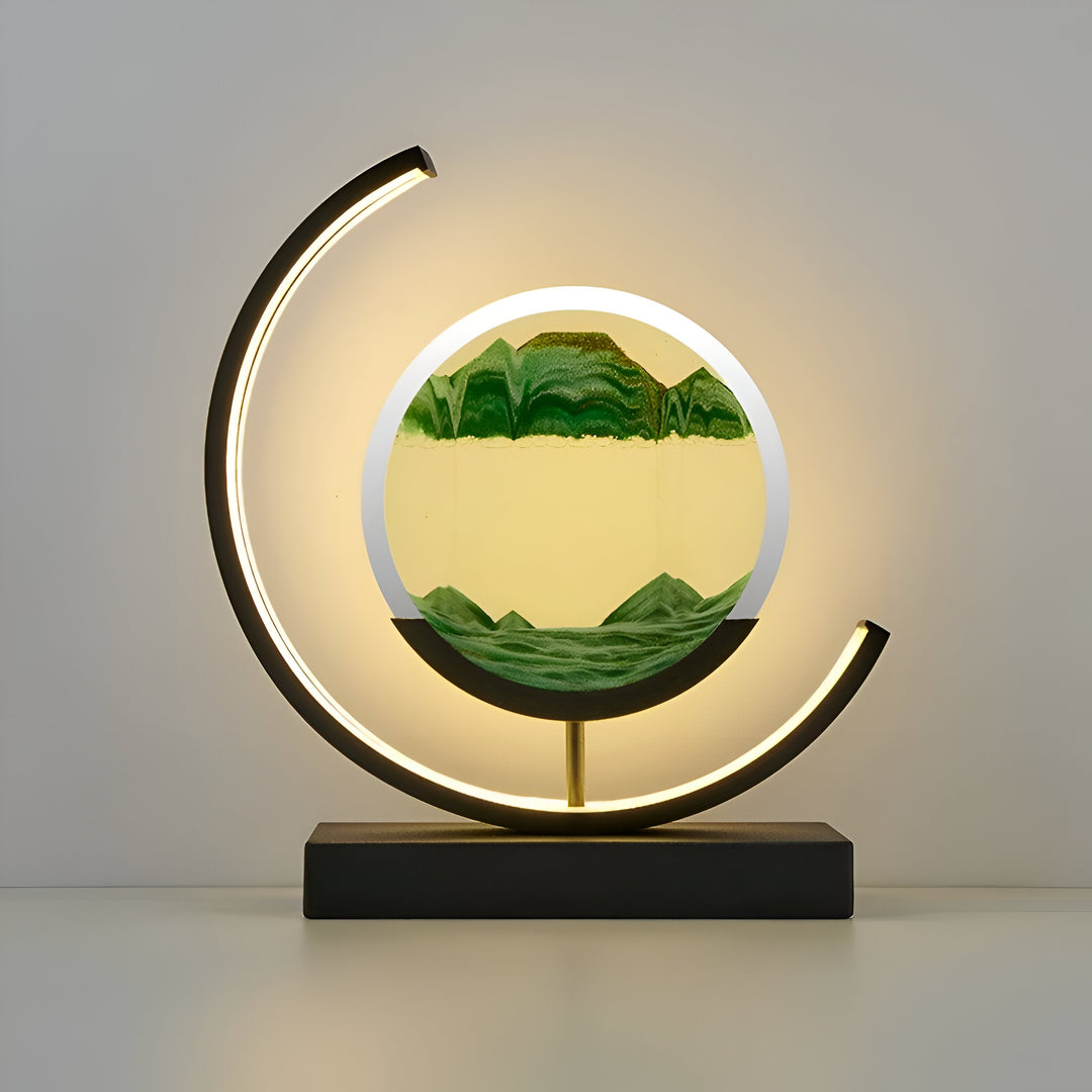 Table Lamp | Sand Picture LED | Remote Control | Living Room &amp; Bedroom