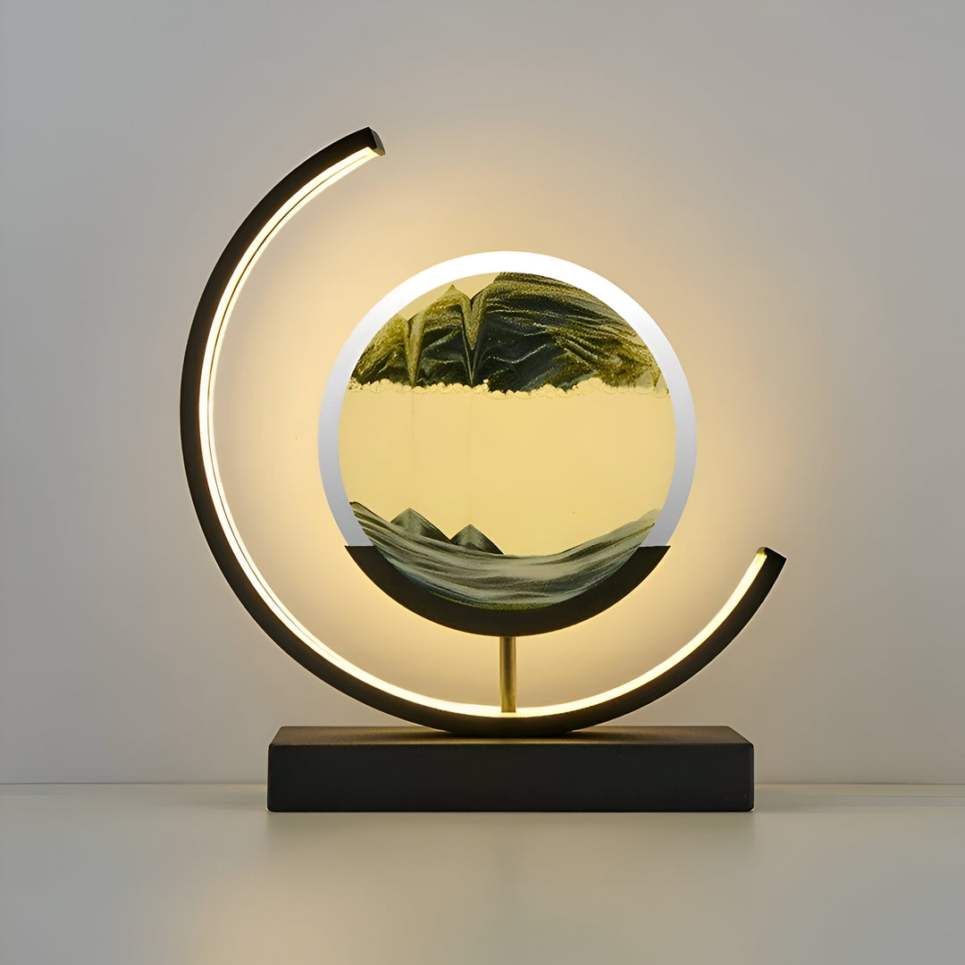 Table Lamp | Sand Picture LED | Remote Control | Living Room &amp; Bedroom