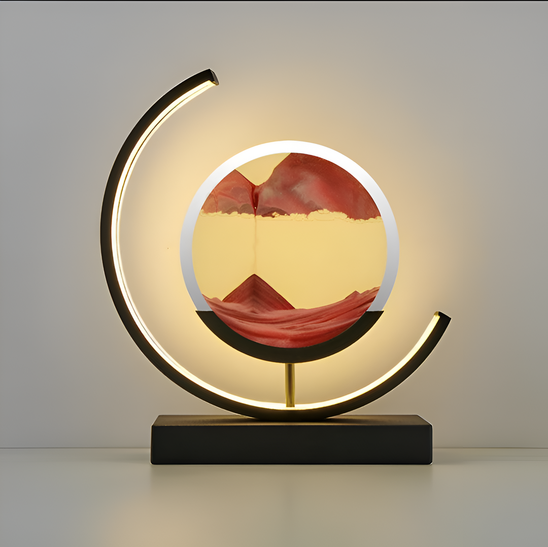 Table Lamp | Sand Picture LED | Remote Control | Living Room &amp; Bedroom