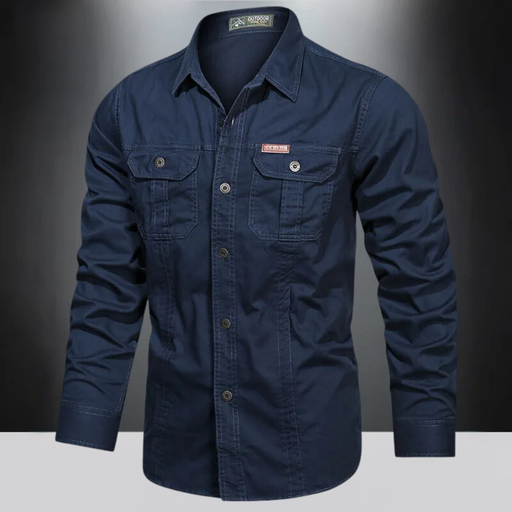 Chemise outdoor à manches longues pour homme