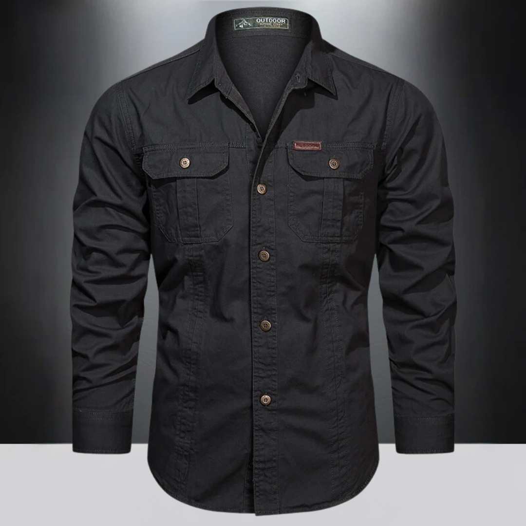 Chemise outdoor à manches longues pour homme