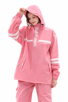 Damen Wasserdichtes Regenanzug mit Kapuze – Regenjacke und Regenhose Set | Blossom