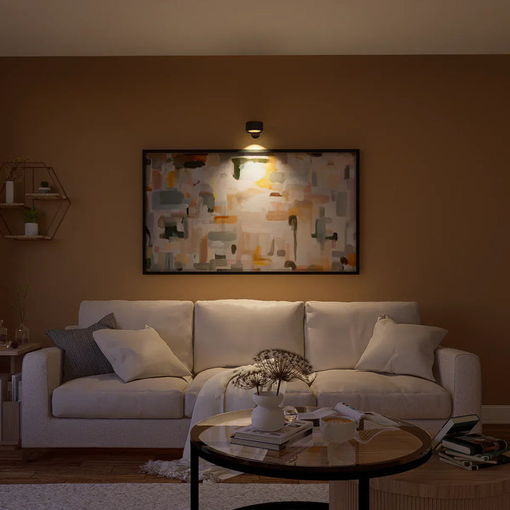 Multifunctional Wireless Wall Lamp Rechargeable &amp; Dimmable with 360° Rotation