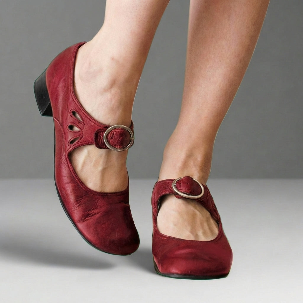 Leather Mary Jane Shoes