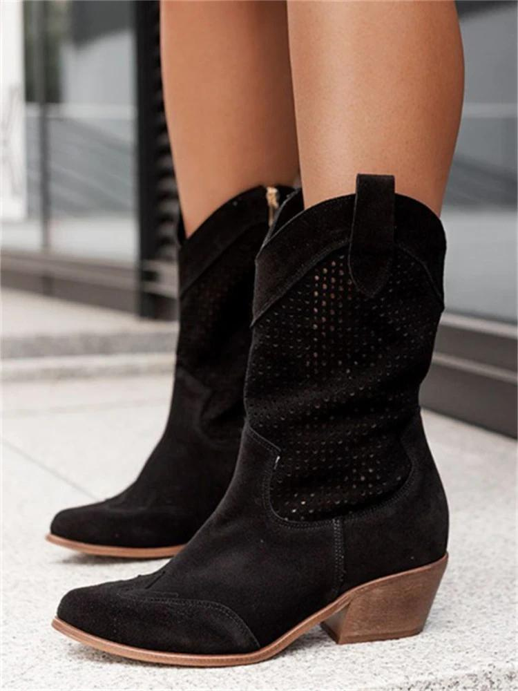Josiane – Stilvolle Trendy Cowboy-Stiefel für Damen