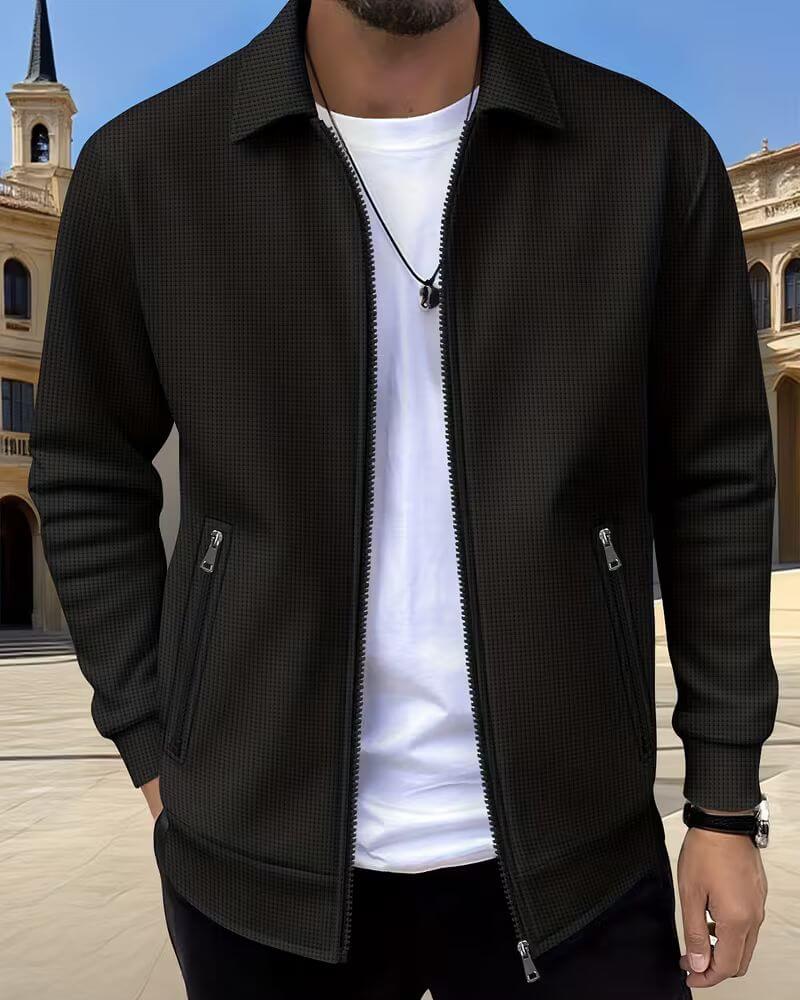 Gideon | Klassische Texturierte Sportjacke