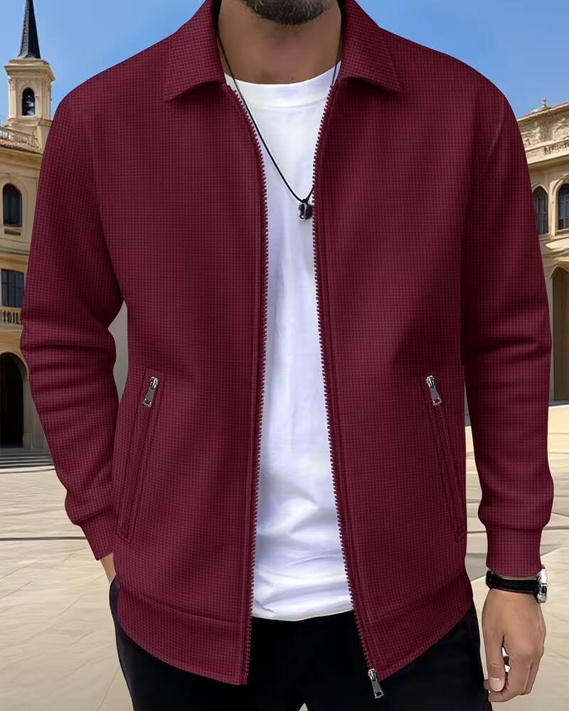 Gideon | Klassische Texturierte Sportjacke